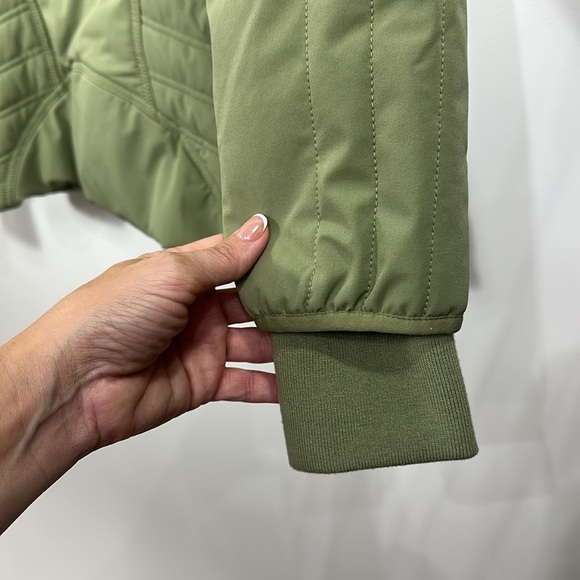 CAbi Olive Green Quilted Puffer Jacket - Picture 11 of 13